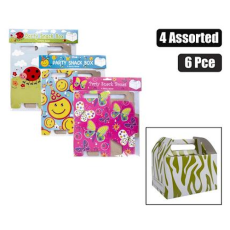 Party Snack Box / Loot Box - 6 Piece